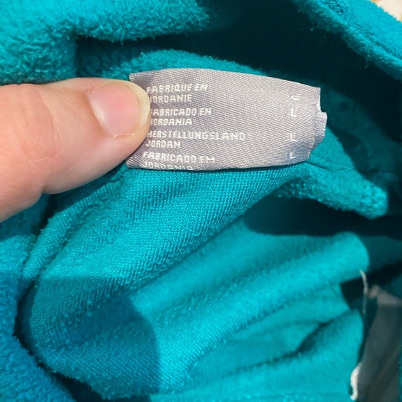 Columbia Glacial Fleece Quarter-Zip Teal Jumper Women’s Large - Picture 9 of 9